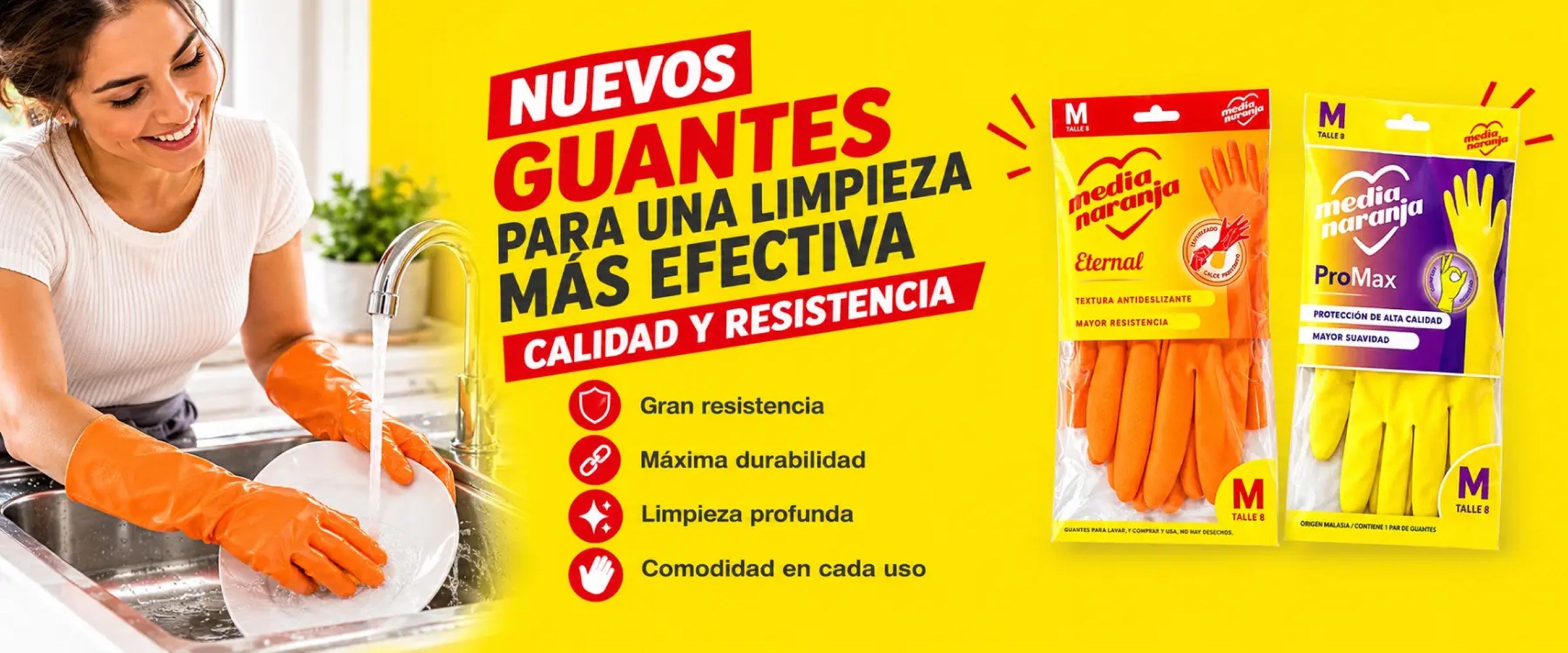 Media Naranja — productos de limpieza