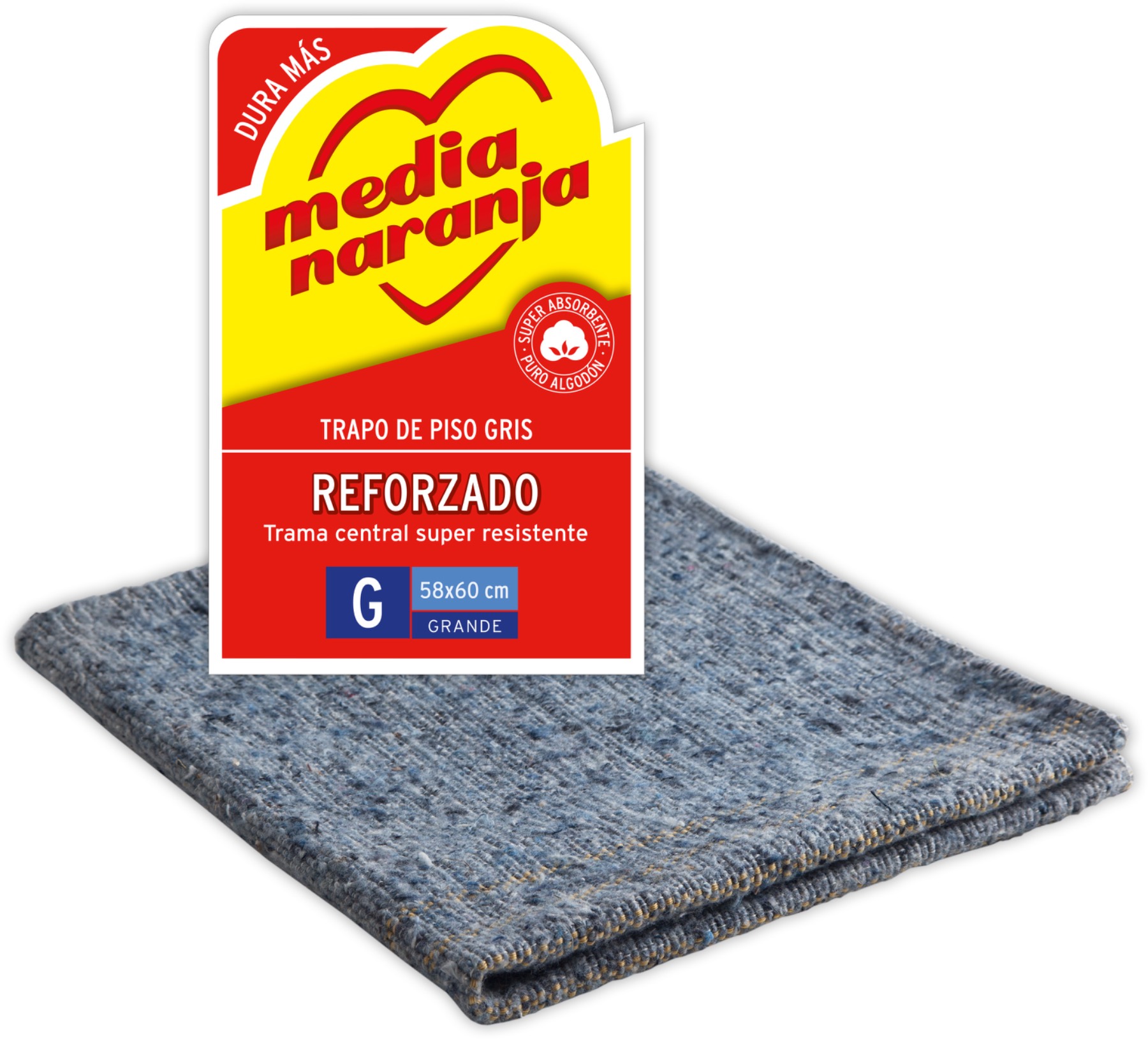 Doble Reforzado Gris Grande